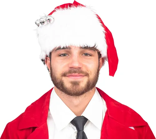 Vista 5 de Clark Griswold - Disfraz de Halloween de Papá Noel y sombrero de Navidad