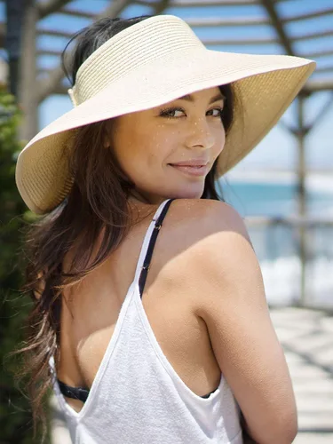 Vista 27 de Simplicity - Sombrero con protección solar UV UPF 50 para mujer, convertible en visera para playa