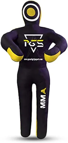 Vista 9 de MMA Grappling Dummy Brasileño JIU Jitsu BJJ Saco de boxeo para defensa personal lucha libre Judo Karate Boxeo Lanzamiento Sumisión Posición de pie