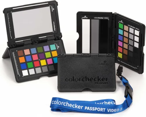 Vista 4 de Calibrite ColorChecker Passport Video 2 Kit portátil de calibración de color para foto/video, objetivos clásicos de 24 parches y balance de blancos