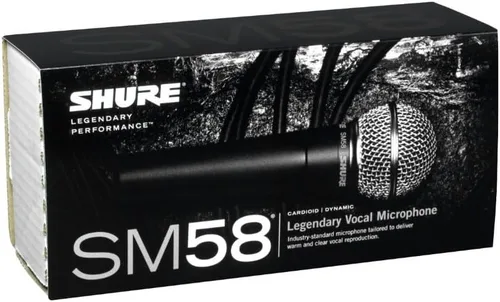 Vista 3 de Shure Paquete de micrófono vocal dinámico cardioide con soporte y cable (3 artículos)