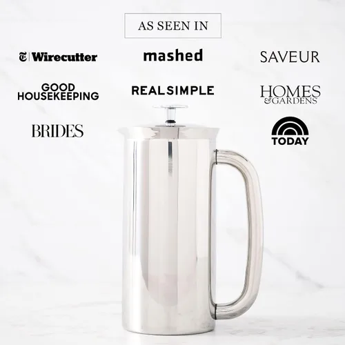 Vista 7 de ESPRO - Prensa francesa P7 - Cafetera y tetera aislada de acero inoxidable de doble pared con microfiltro - Mantiene las bebidas calientes durante