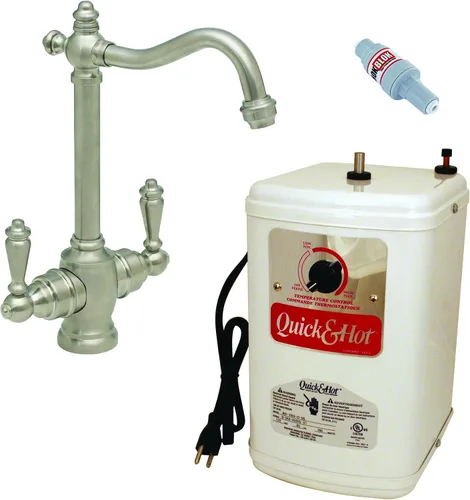 Vista 11 de Westbrass DT1F205-26 Victorian 9 pulgadas Grifo instantáneo caliente y frío con sistema de tanque digital HotMaster DigiHot Dispensador de agua