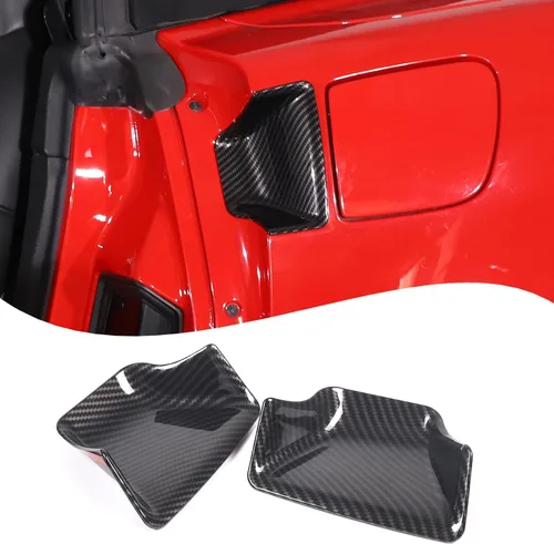 Vista 9 de Lcojicep Cubierta decorativa de ABS para manija de puerta, compatible con Corvette C6 2005-2013, cubierta de cuenco para manija de puerta exterior