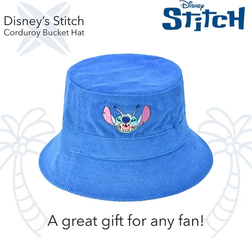 Vista 6 de Concept One Disney Lilo & Stitch Bucket Hat, Packable Travel Hat, Wide Brim Summer Hat