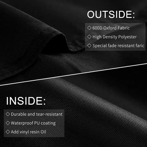 Vista 6 de Cubierta de parrilla para parrillas Traeger serie 22 y Pro 575, resistente e impermeable, diseño de cremallera especial