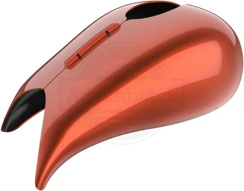Vista 87 de Cubierta de tanque de combustible estirada para motocicleta Harley, cubiertas de tanque de 1 galón, protectores de combustible. Compatible