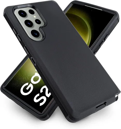 Vista 2 de Funda para teléfono Samsung Galaxy S23 Ultra 5G (2023), protector de pantalla integrado, resistente y duro a prueba de golpes, funda protectora