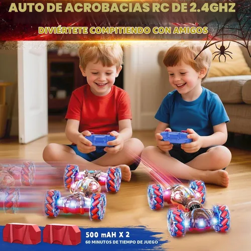 Vista 3 de Nicella S-Pider Automóvil a Control Remoto, 2.4GHz 4WD Detección de Gestos RC Coche de Acrobacias para Niños y Niñas de 6 a 12 años, Coches RC