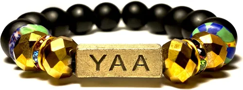 Vista 87 de Pulseras africanas tradicionales con nombre nacido en el día para mujeres de Ghana, materiales naturales, ajuste cómodo y holgado