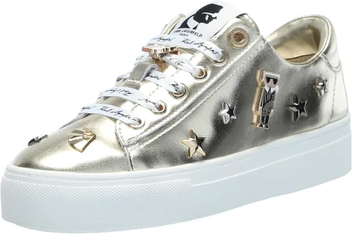 Vista 18 de Karl Lagerfeld Cate Pins - Tenis con cordones para mujer Negro