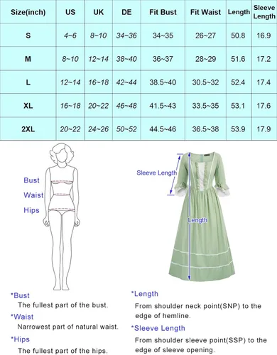 Vista 3 de Scarlet Darkness Disfraz colonial pionero para mujer, vestidos de guerra civil de pradera