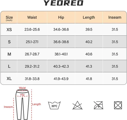 Vista 6 de YEOREO Leggings acampanados para mujer, pantalones de yoga Lynnie Bell Bottom de cintura alta, control de abdomen, leggings de entrenamiento