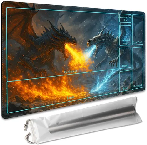 Vista 16 de Juego de mesa MTG de 14 x 24 pulgadas, compatible con OCG CCG RPG TCG Playmats (Call of Death)