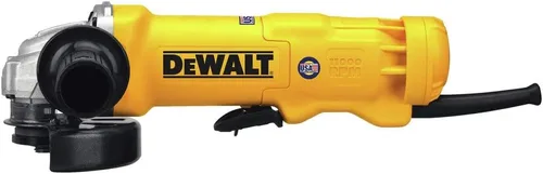 Vista 2 de DEWALT Amoladora angular, 4.5 pulgadas, 11 amperios, 11,000 RPM, interruptor de paleta sin bloqueo, sistema de expulsión de polvo, con cable