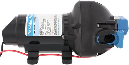 Vista 2 de Jabsco 31395-4012-3A Bomba de suministro de agua dulce marina ParMax3 - 12V, 3 GPM, apagado de 40 PSI