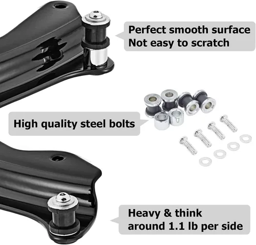 Vista 6 de WeiSen Kits de accesorios de acoplamiento de 4 puntos compatibles con Harley Touring Road King Road Glide Street Glide Electra Glide 2014-2025 Negro