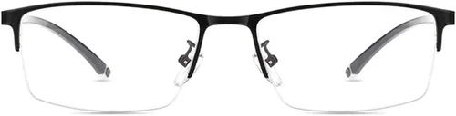 Vista 3 de Gafas de lectura fotocrómicas de transición bifocal, gafas de lectura vintage con estilo cuadrado de marco de metal para hombres y mujeres cuadrado