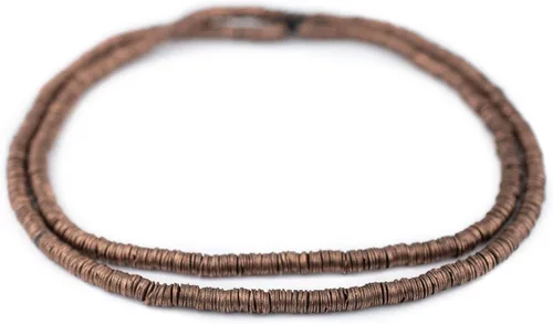 Vista 3 de TheBeadChest - Cuentas de cobre envejecido entrelazadas (0.157 in)