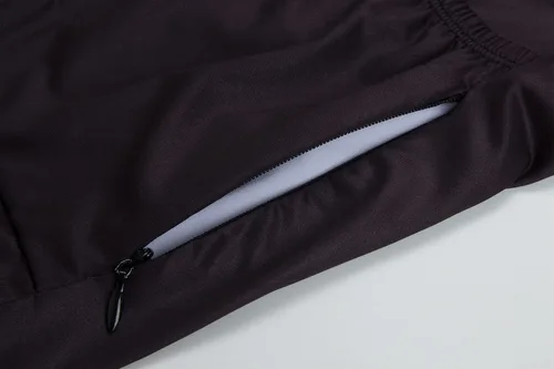 Vista 7 de GCRFL Camiseta de ciclismo para hombre, manga larga, camiseta de ciclismo de carretera, bolsillo con cremallera, ligera, ajuste profesional UPF 50+