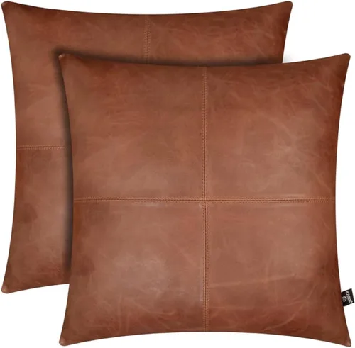 Vista 8 de Funda de almohada de piel de cordero – silla, cama, diván, funda de cojín para sofá, fundas decorativas para sala de estar y dormitorio, 14 x 14