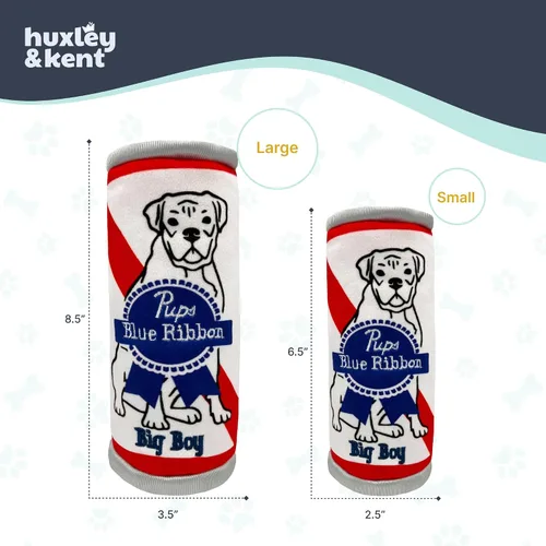 Vista 5 de Huxley & Kent Juguete Divertido para Perros con Chirriador – Power Plush Juguetes Chirriantes de Felpa para Perros Pequeños, Medianos y Grandes