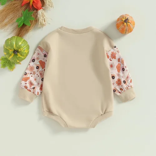 Vista 8 de ZAXARRA Sudadera para bebé, mameluco de Halloween, ropa de bebé, niña, niño, Halloween, mameluco de otoño