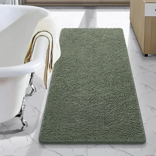Vista 83 de LOCHAS - Alfombra de baño de lujo lanuda de 24 x 17 pulgadas, color beige