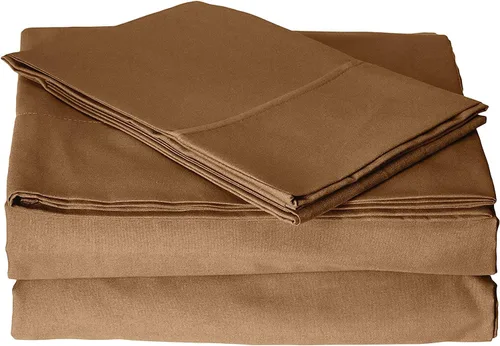 Vista 21 de Cathay Home Essentials Juego de sábanas de microfibra ultra suave, hipoalergénicas, resistentes a las arrugas, doble cepillado, color aguamarina Aqua