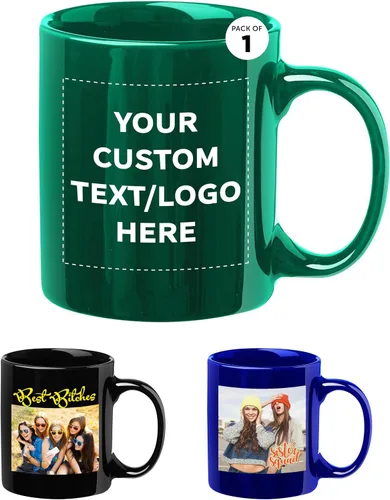 Vista 37 de Tazas de café de cerámica personalizadas para el Día del Padre, 11 onzas, juego de 10/50/100, paquete personalizado a granel, juego de tazas de café