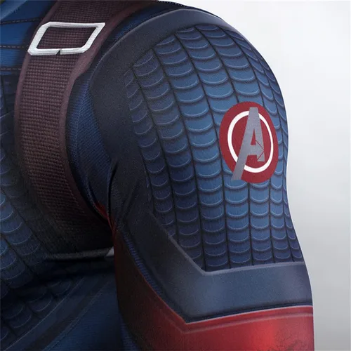 Vista 4 de Camiseta de compresión 3D Captain High Elastic para hombre