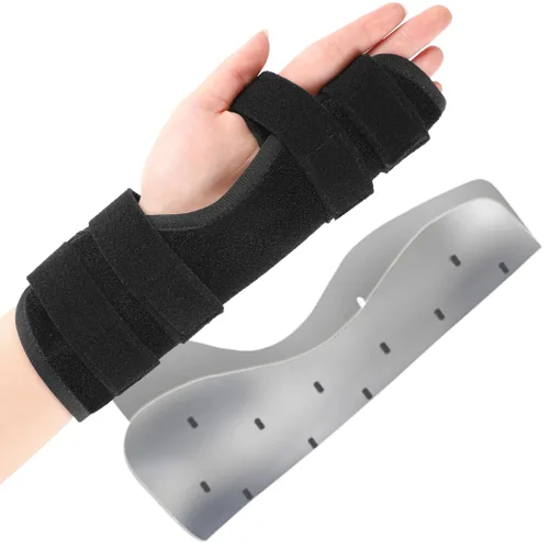 Vista 10 de Pinky & Ring - Soporte para férula de dedo izquierdo para fractura de boxeador, dedo de mazo y dislocación, artritis, esguince, roto, inmovilizador