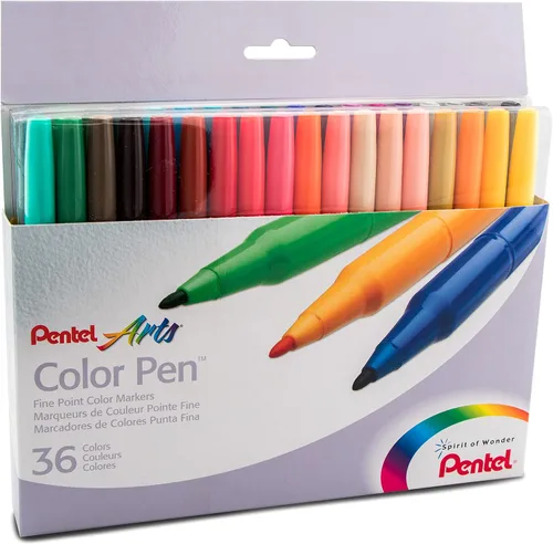 Vista 10 de Plumón de color de punta fina, de Pentel Arts, Variados