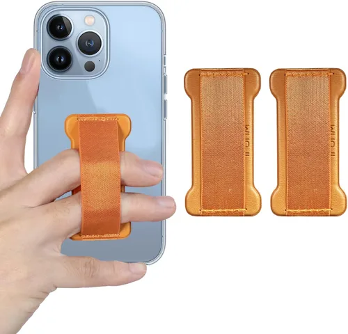 Vista 36 de Soporte de agarre para teléfono de mano, soporte universal para teléfono con correa para dedo, agarre para selfie compatible con la mayoría de 3