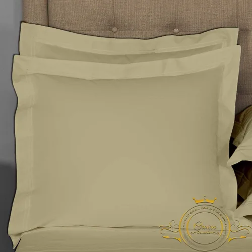 Vista 29 de Crown Collection Juego de 2 fundas de almohada estándar de 20 x 26 pulgadas, hipoalergénicas de 600 hilos, 100% algodón egipcio, fundas de almohada