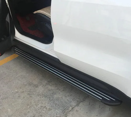 Vista 6 de 2 estribos de aluminio para estribos laterales, barras Nerf protectores de pedales laterales para Nissan Pathfinder 2022 2023