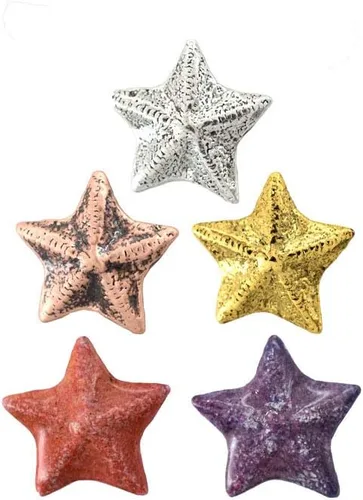 Vista 3 de Estrella de mar, Pez Estrella, Estrella de Mar, Playa, Océano, Estrellas quebradizas, Estrellas Canastas, Náutica, Solapa, Pines, Broche, Peltre