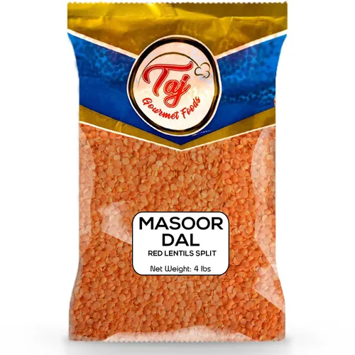 Vista 10 de TAJ Premium Indian Masoor Dal, lentejas rojas (2 libras)