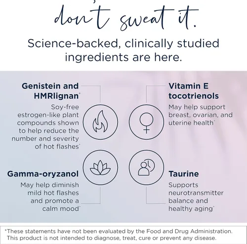 Vista 3 de Designs for Health FemGuard-HF - Ayuda a disminuir los sofocos leves de la menopausia - Suplementos de peri y menopausia para mujeres para apoyar