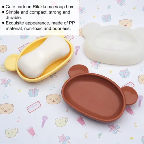 Vista 3 de Molde de resina de oso 3D de silicona para manualidades, caja de joyería de forma irregular para aretes, clips, contenedor de almacenamiento