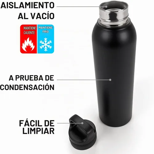 Vista 6 de Batman OFFICIAL 80 Years Bat Panels - Botella de agua aislada de 24 onzas, resistente a fugas, de acero inoxidable con tapa de bucle, color negro