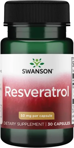 Vista 3 de Swanson Resveratrol 50 Antioxidante, 50 mg, 30 Cápsulas