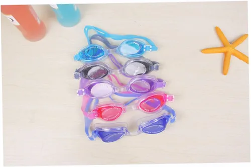 Vista 9 de 2 gafas de natación antivaho impermeables para adultos, lente de marco grande, equipo de natación para deportes acuáticos y entrenamiento