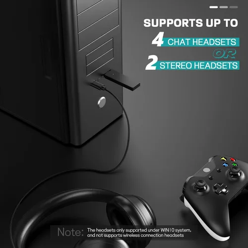 Vista 7 de Smlau Adaptador inalámbrico XB1 compatible con Xbox One Controller y Xbox Series X para Windows 11108187