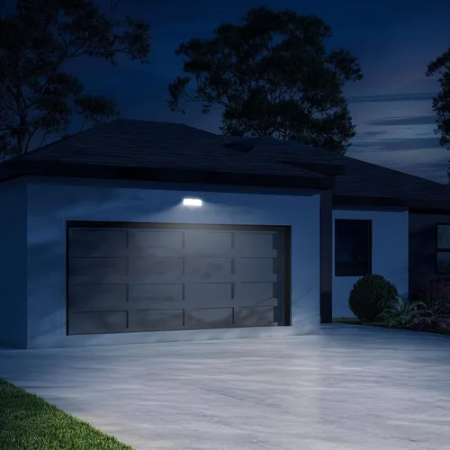 Vista 8 de Feit Electric Luz de inundación LED con sensor de movimiento, luz de seguridad de doble cabezal de 2000 lúmenes, 5CCT (2700K-6500K), luz al aire