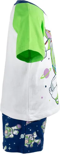 Vista 6 de Disney Pixar Cars Mickey Mouse King Toy Story Buzz Lightyear - Conjunto de camiseta gráfica y pantalones cortos de rizo francés