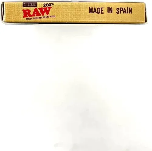 Vista 7 de RAW Classic 200 King Size Slim - Papel de liar, sin pliegues, marrón, 200 unidades (paquete de 3)