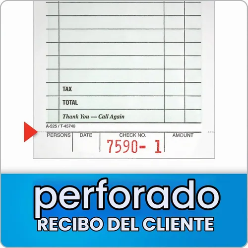 Vista 8 de Adams - bloc para chequear asistencia de invitados, de una carilla, perforado, blanco, 3-2/5 × 6-1/4 pulgadas, 50 hojas, Blanco