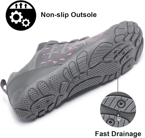 Vista 4 de HIITAVE - Zapatos de agua minimalistas para mujer de secado rápido para hacer natación bucear surfear hacer deportes acuáticos ir a la piscina a