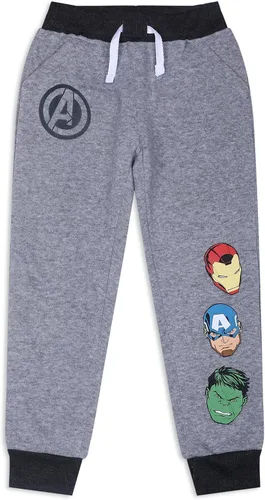 Vista 2 de Marvel Avengers Hulk, Captain America and Iron Man Boys Joggers 2 Pack for Toddler and Little Kids BlackGrey